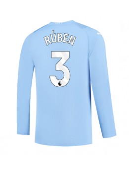 Manchester City Ruben Dias #3 Domaci Dres 2023-24 Dugim Rukavima